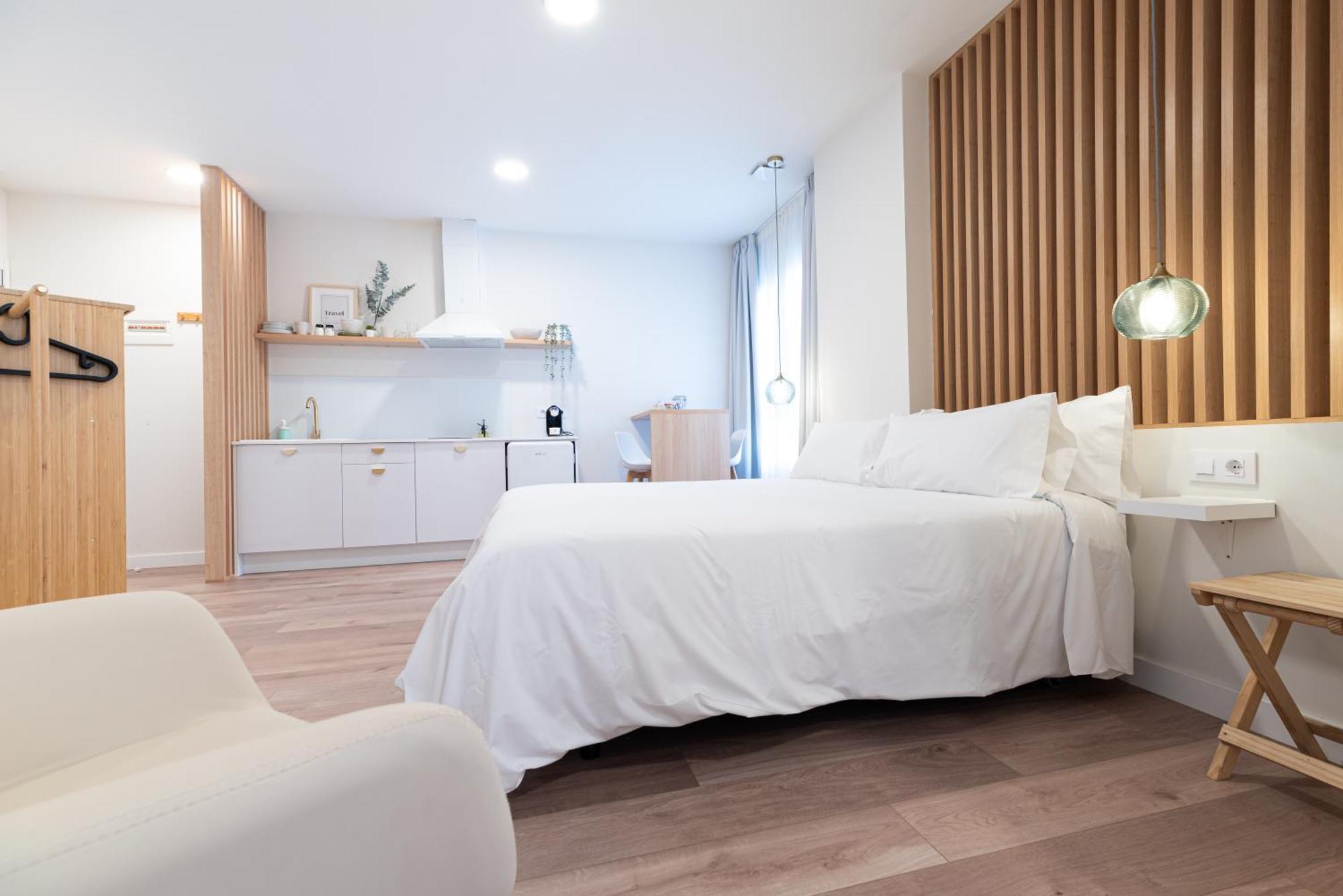 Apartamentos Turisticos Fatima, En El Centro De Vigo Ngoại thất bức ảnh
