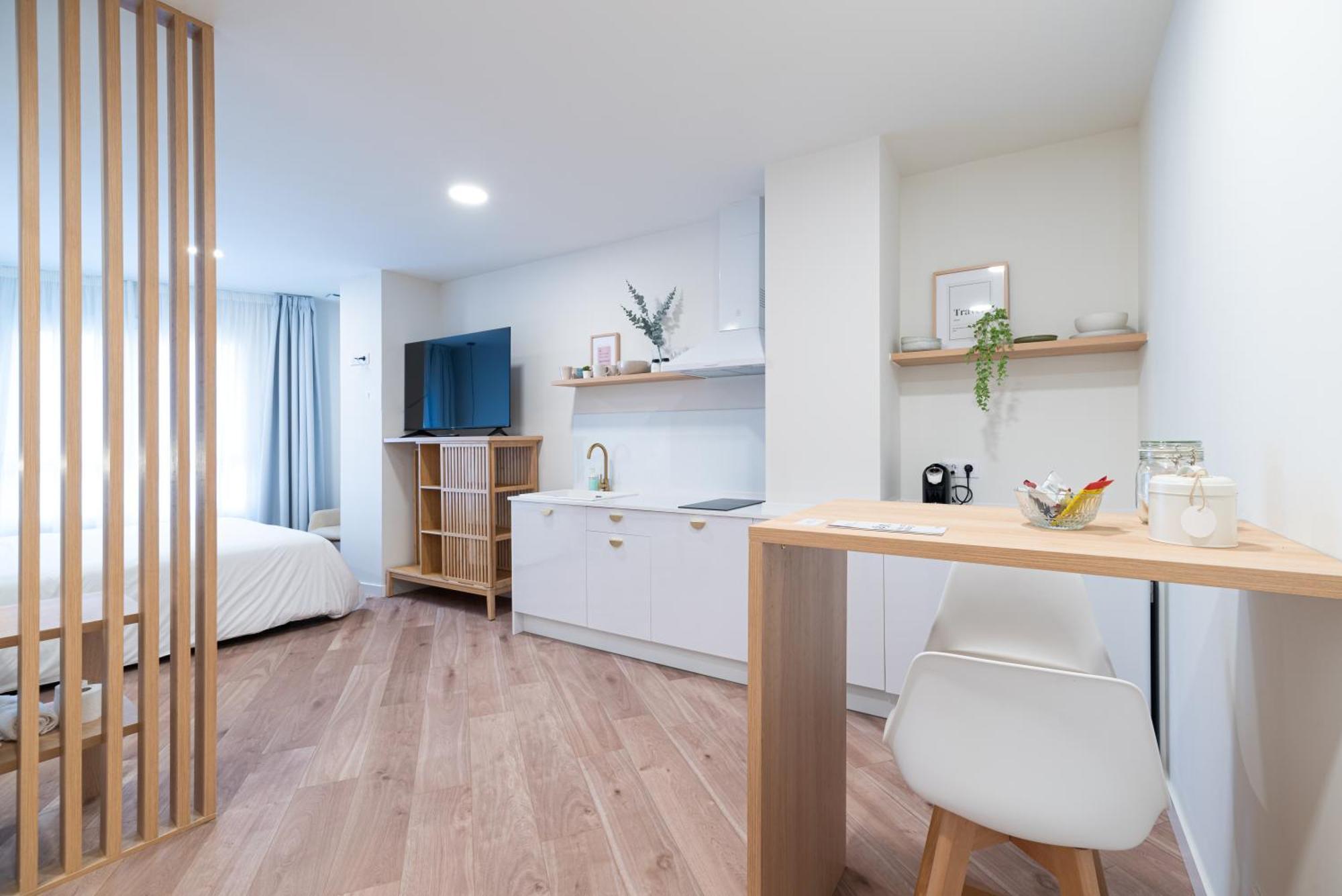 Apartamentos Turisticos Fatima, En El Centro De Vigo Ngoại thất bức ảnh